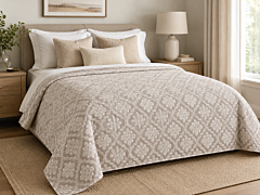 Romance Bedspread in Beige