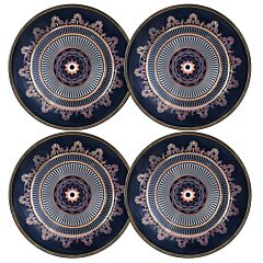 Noble Cobalt Bone China Dinner Plate Set of 4