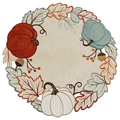Textile Pumpkins Placemats Set of 2