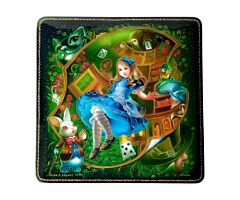 Alice in Wonderland Lacquer Handmade Jewelry Trinket Box