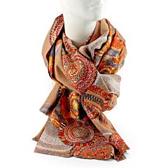 Double-Sided Shawl Bohemian Medallion