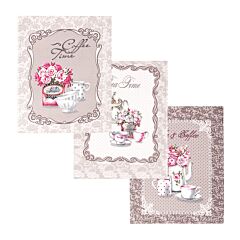 Provence Cotton Kitchen Towel Set of 3