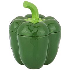 Ceramic Pepper Baking Dish with Lid 