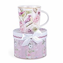Peony Blossom New Bone China Mug in Gift Box
