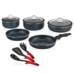 MOTTO 12-Piece Stackable Non-Stick Cookware Set