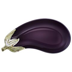 Eggplant Ceramic Serving Dish