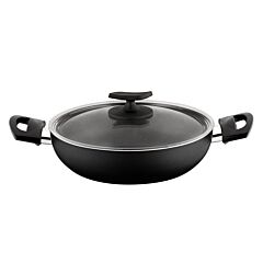 RAGNAR Eco Sunday Non-Stick Low Casserole Pot with Glass Lid