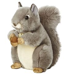 Aurora World Grey Squirrel Miyoni Plush Toy (Eco Friendly)