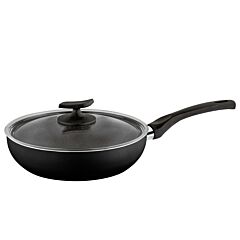 RAGNAR Eco Sunday Non-Stick Saute Frying Pan with Glass Lid