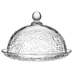 Blossom Glass Serving Dish with Lid