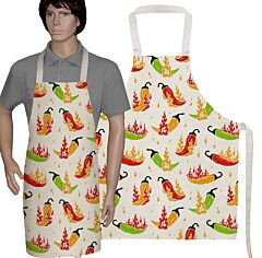 Hot Chili Peppers Cotton Apron