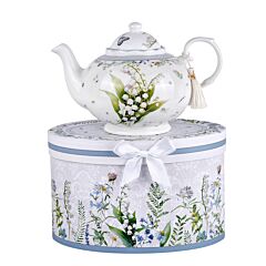 Lily of the Valley New Bone China Teapot in Gift Box