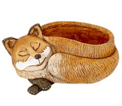 Fox Ceramic Flower Pot Planter