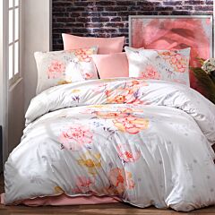 Carmen Cotton Sheet and Pillow Cases Bedding Set of 4