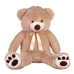 Large Beige Plush Teddy Bear 23"