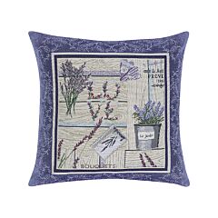 Lavender Garden Tapestry Pillow