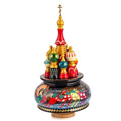 Saint Basil's Cathedral. Troika. Music Box