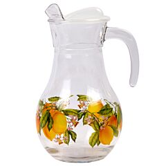 Lemon Glass Pitcher 1.9 qt 