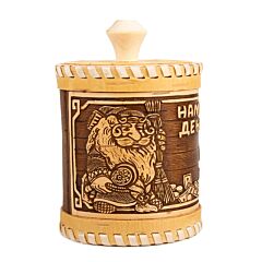 Money to the House Birch Bark Container