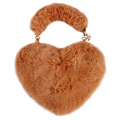 Brown Heart Purse 