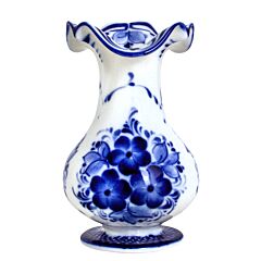 Baby Vase. Blue & White Porcelain. Gzhel