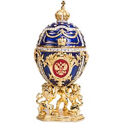 Lions Imperial Musical Egg with Miniature Saint Basil's Cathedral