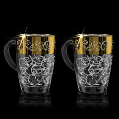 Inspiration Glass Mugs Set of 2