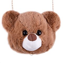 Brown Teddy-Bear Purse 