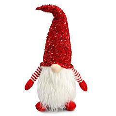 29.5" Door Stopper Gnome Christmas Decoration