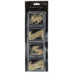 Christmas Ornament Hooks 300 pcs. (color: gold)