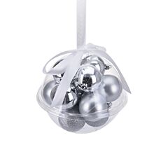 Christmas Tree Ornaments Set of 12 (color: silver)