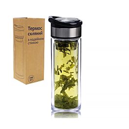 Double-layer glass thermos - Tea Soul Shop