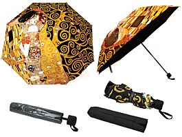 Ombrello Stormking Classic Da Passeggio – The Kiss Di Klimt – Manico A Bastone, 100 Cm, Opera D’Arte