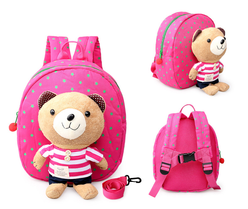 Teddy Bear Children's Pink Backpack | Product sku Z-158567