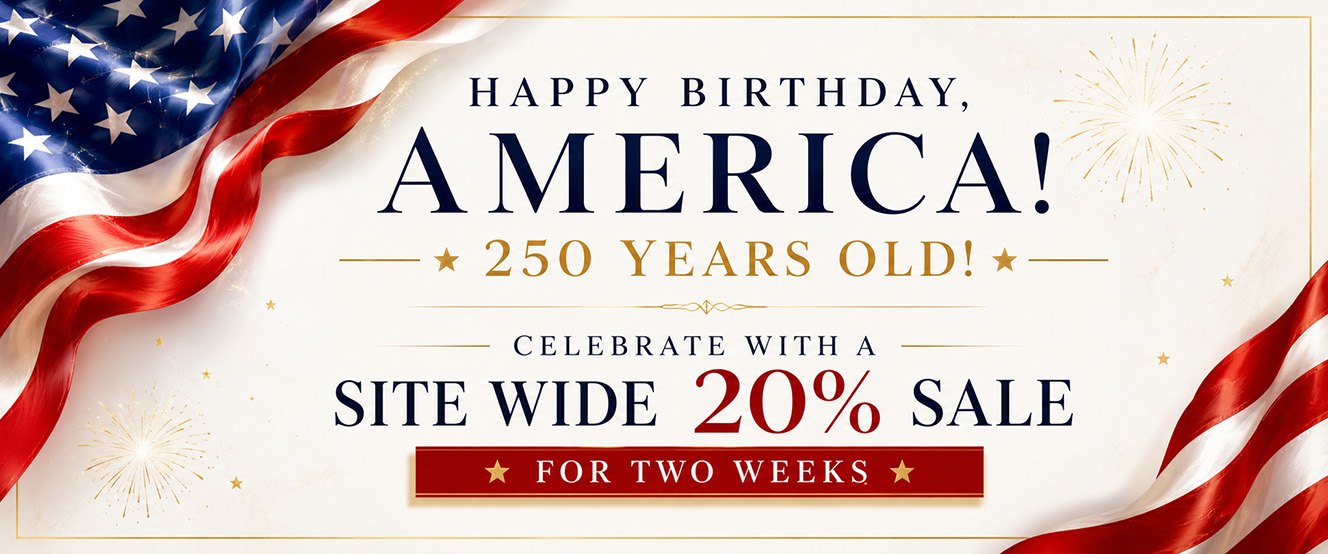 Happy Birthday America 250 !!! 20-off sale